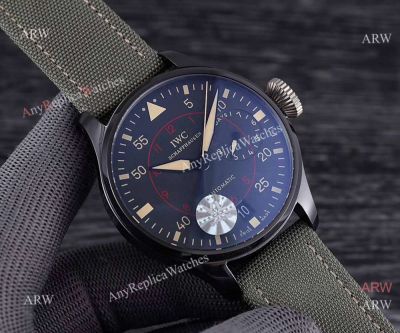 IWC Copy Watch Big Pilot's Black Ceramic Case Top Gun Miramar
